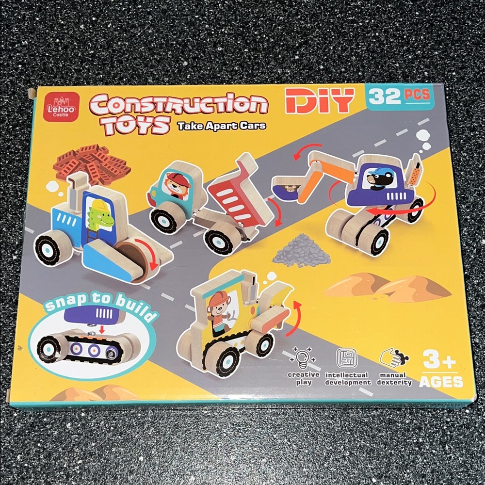 DIY Construction Toys Take Apart Cars
